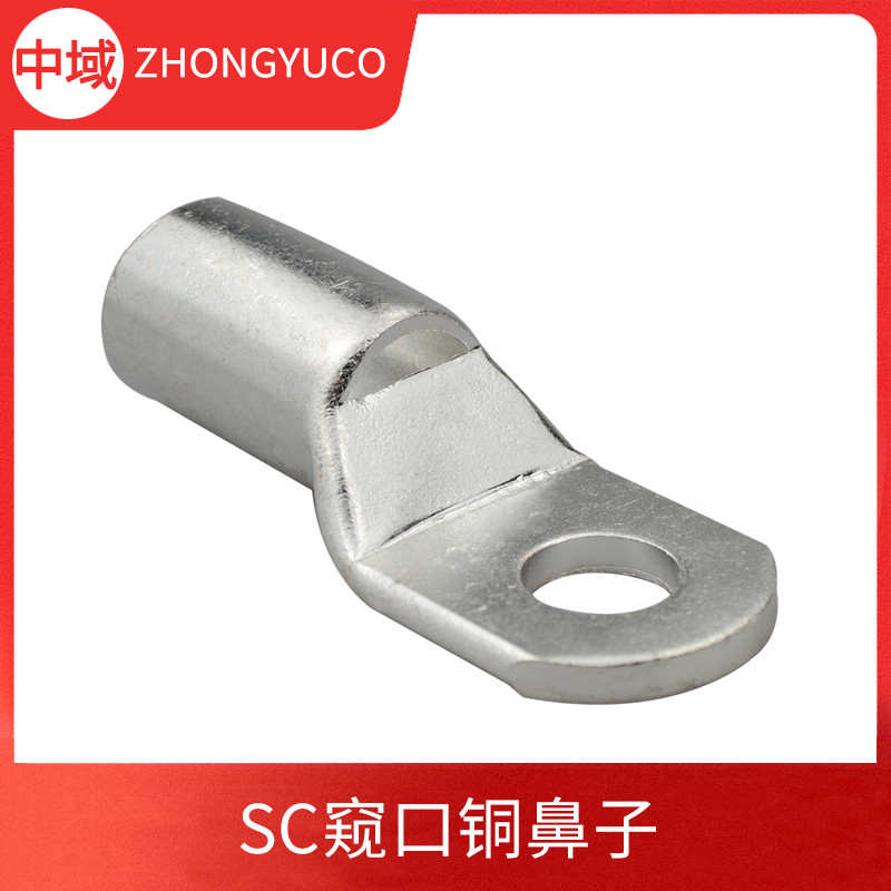 SC窺口銅鼻子 JGK銅壓線(xiàn)鼻 出口型引進(jìn)銅接線(xiàn)端子